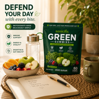 Sonicific Green Gummies – Zero Sugar Super Greens & Antioxidants, Green Apple Flavor, 60 Gummies