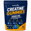 Creatine Gummies 5000mg Creatine Monohydrate, Betaine,Taurine, Alpha GPC