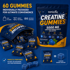 Creatine Gummies 5000mg Creatine Monohydrate, Betaine,Taurine, Alpha GPC