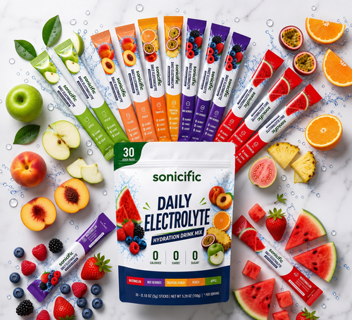 Daily Electrolyte Hydration Drink Mix Zero Sugar, Zero Calories, 30 Stick Packs