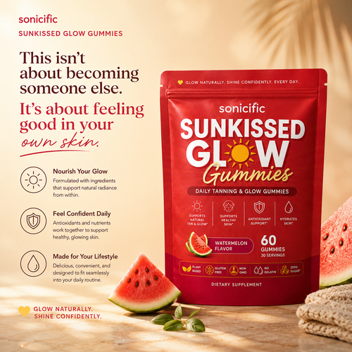 Sonicific Sunkissed Glow Gummies - Daily Tanning & Glow Support