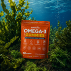 Omega-3 Gummies, Plant-Based Algae DHA & EPA, Vegan, 60 Gummies